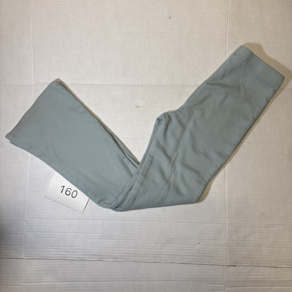 Wonder Nation Girls Size 10 Teal Tears Ribbed Plush Flare Leggings HQ018383C